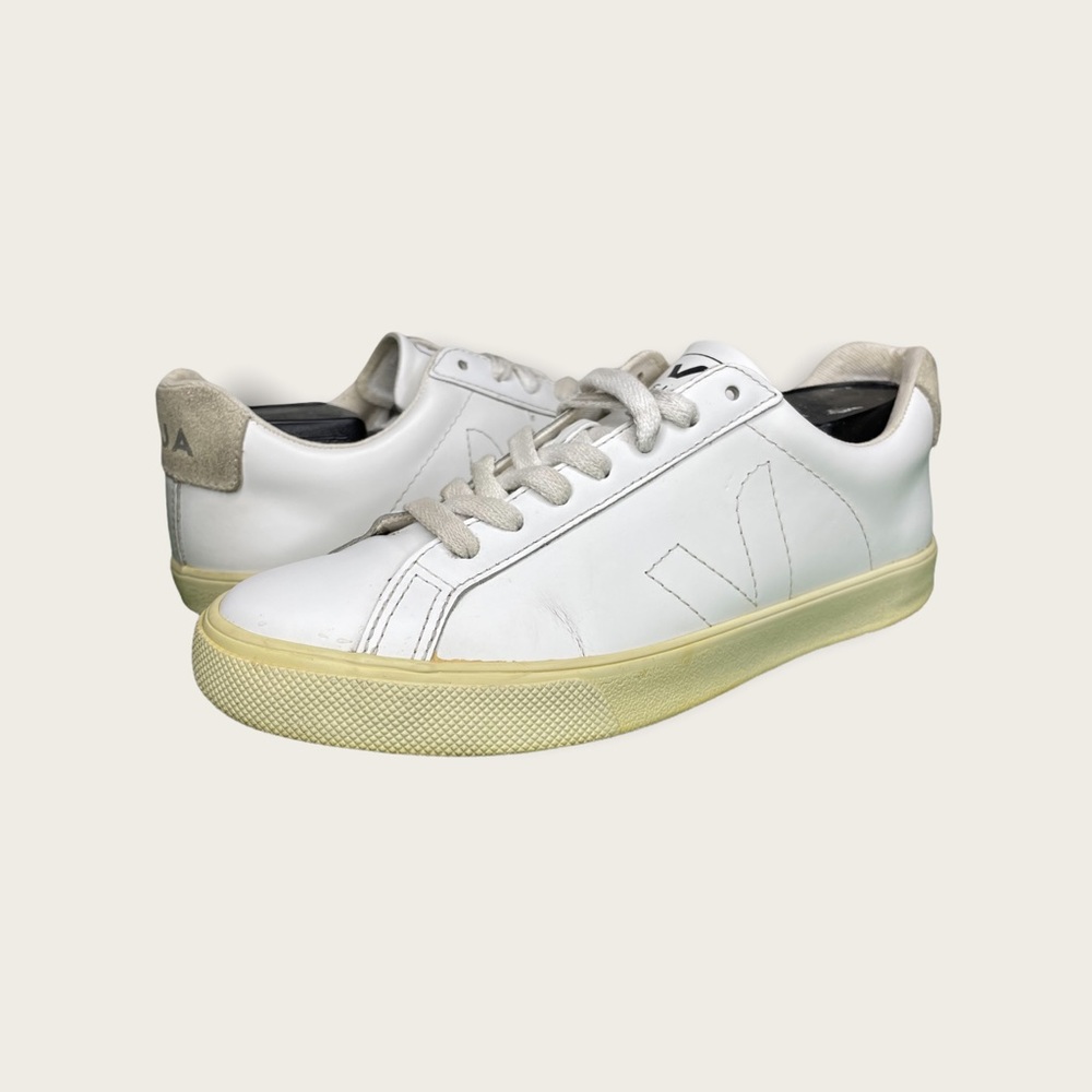 Veja Esplar White Low Top Sneakers Sz 5